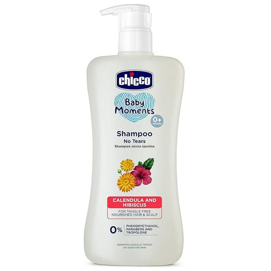 Chicco Baby Moments Shampoo for Tear-Free Bath times, New Advanced formula with Natural In