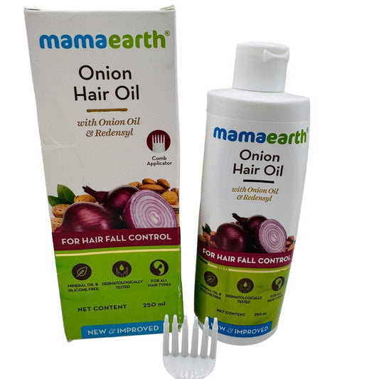 Mamaearth Onion HairOil for Hair Regrowth & Hair Fall Control, 250ml