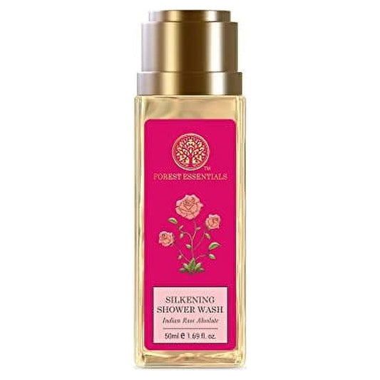 Forest Essentials Travel Size Silkening Shower Wash Rose Absolute