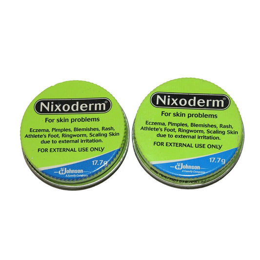 2pcs Nixoderm for Skin Problems, Eczema, Blemishes, Pimples, Rashes, Athletes 17.7 grams -