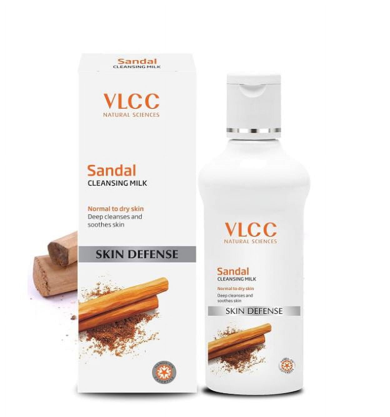 Pack of 2 VLCC Sandal Cleansing Milk 100 Ml ( 100 ML X 2 )