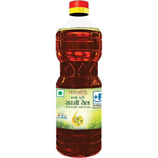 Patanjali Mustard Oil - 1 L (33.8 Fl Oz)