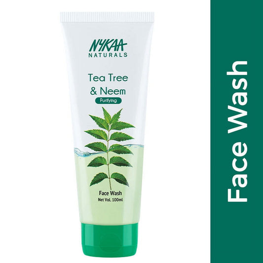 Nykaa Naturals Tea Tree & Neem Purifying FaceWash for Acne