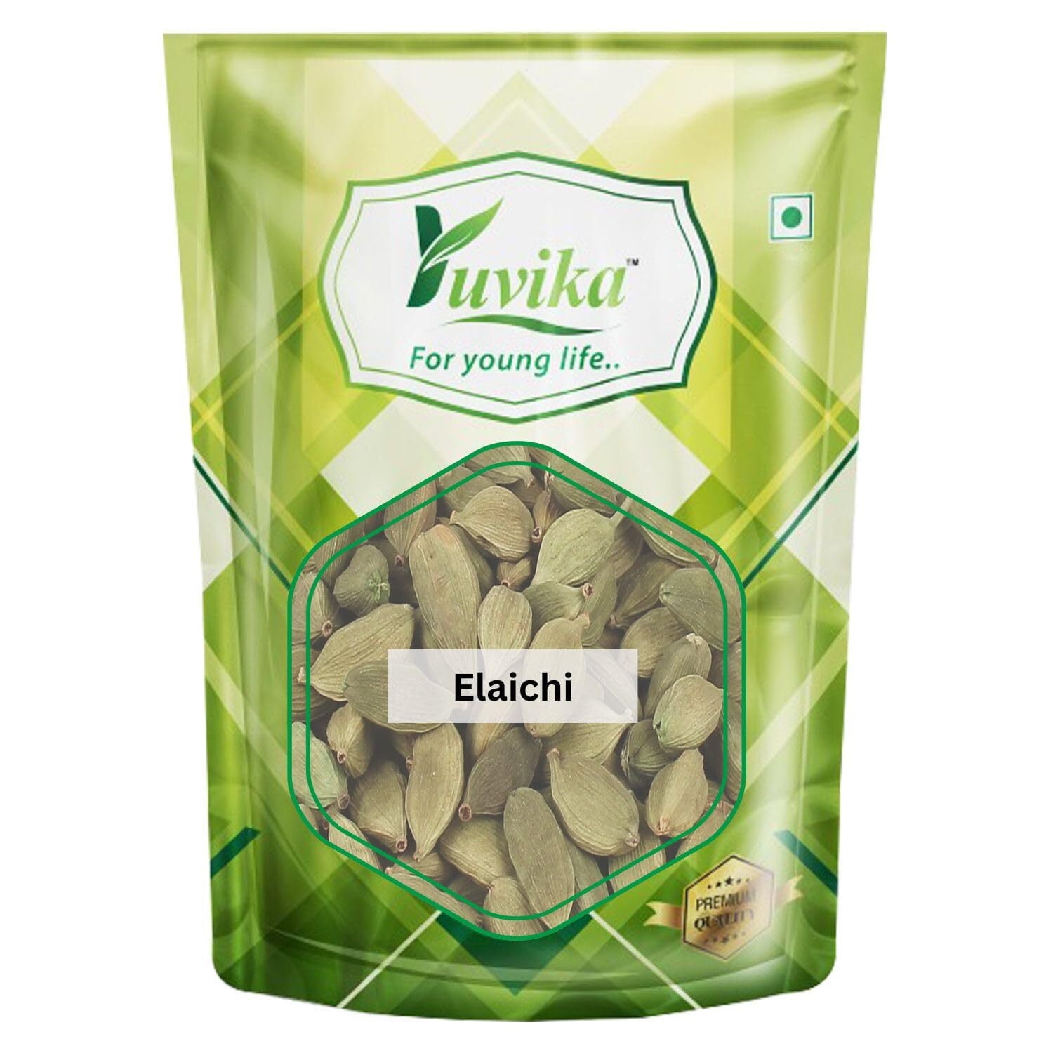 YUVIKA Elaichi Choti - Elachi Choti - Elettaria cardamomum - Green Cardamom Small (200 Gra
