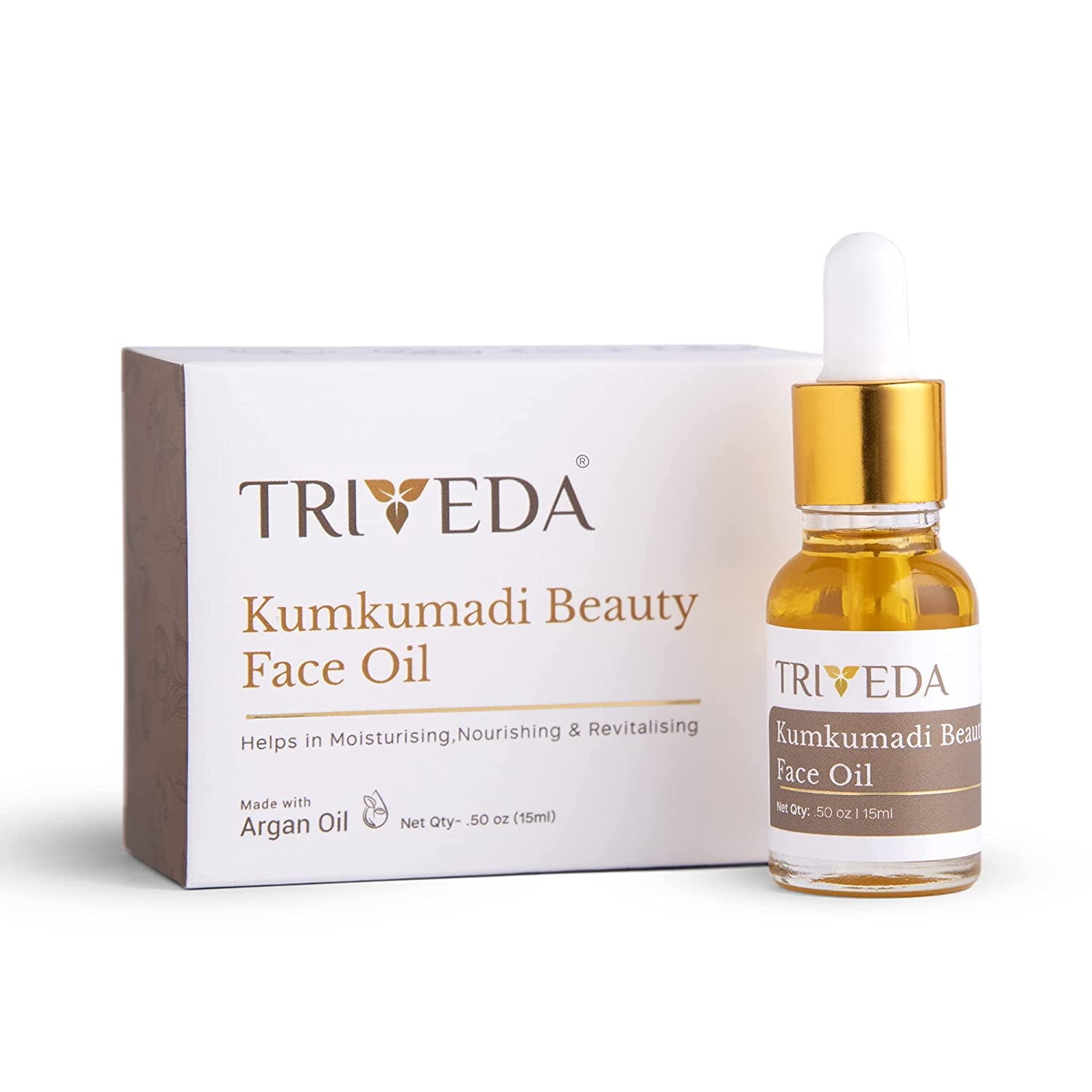 Triveda Kumkumadi Face Oil Helps in Dark Spots and Dullness - 15 ML