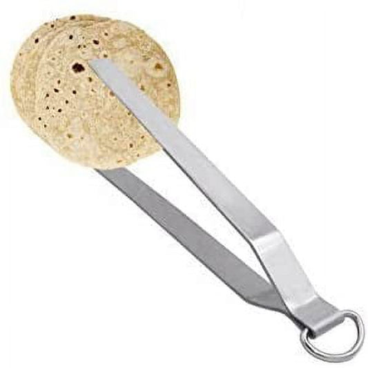Konquer TimeS Stainless Steel Tong, Roti - Chapati Chimta, Chipya.