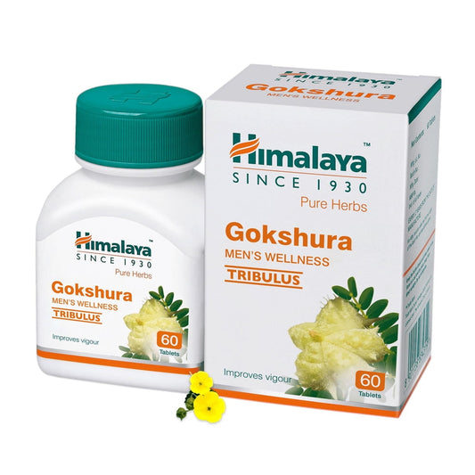 Himalaya Gokshura Men's Wellness Tablets, 60 Tablets|Tribulus| Improves vigour