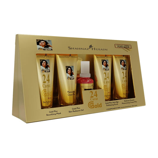 Shahnaz Husain 24 Carat Gold Kit (40g+15ml), 5 Count (Pack of 1)