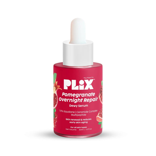PLIX - THE PLANT FIX Pomegranate Overnight Repair Dewy Serum (30ml) for Ageless Younger Sk