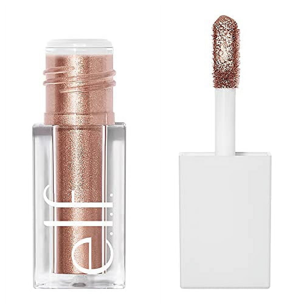 e.l.f. Liquid Metallic Eyeshadow, Gel Formula, High-Impact Multi-Dimensional Finish, One-S
