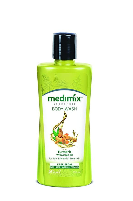 Medimix Ayurvedic Bodywash Turmeric with Argan Oil Shower Gel, 250ml