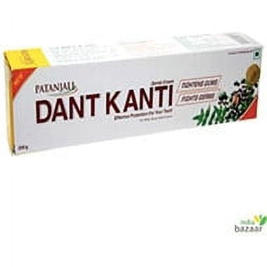 Pack Of 3 - Patanjali Dant Kanti Natural Toothpaste - 200 Gm (7 Oz)
