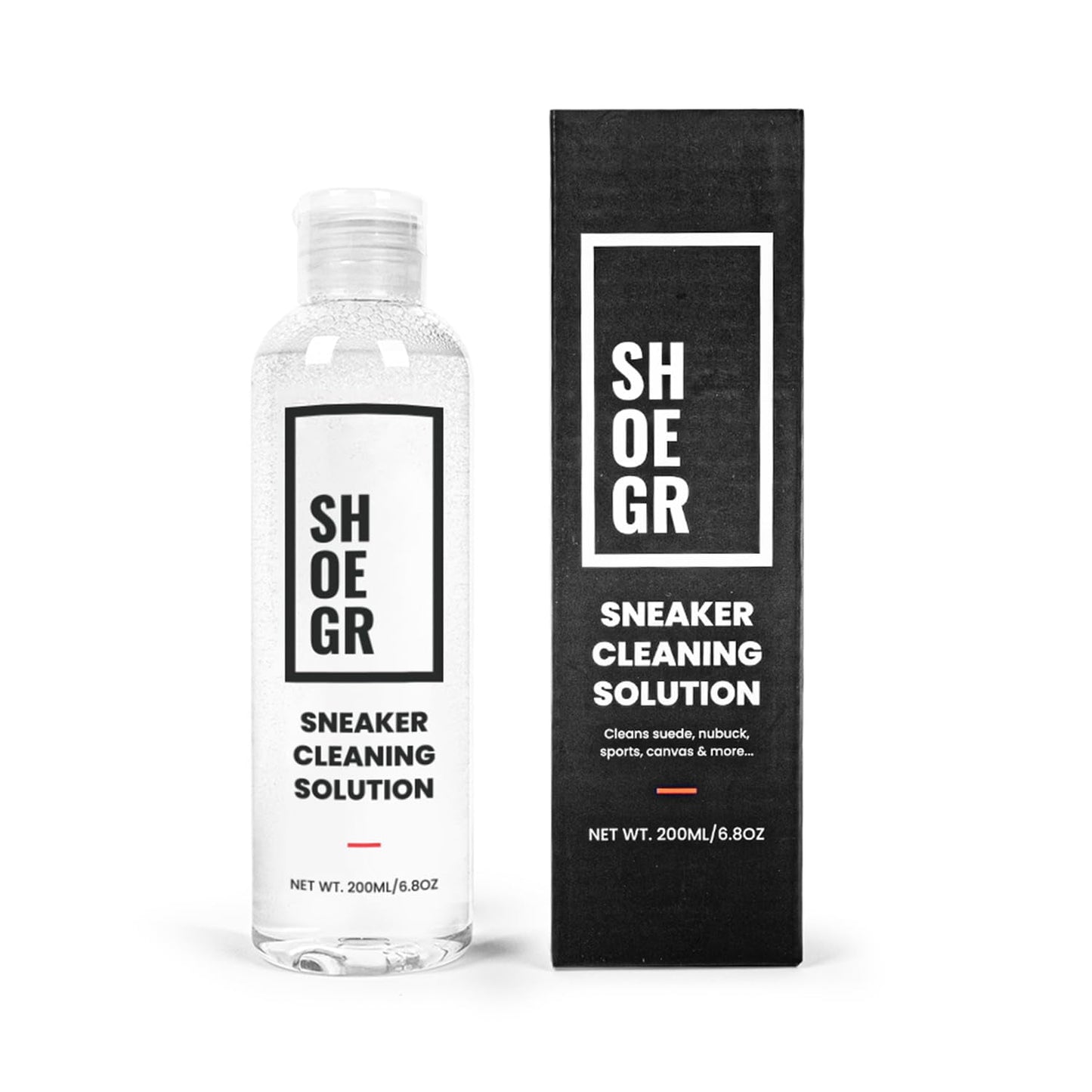SHOEGR Shoe Cleaning Solution | Essential White Shoe Cleaner for Sneakers, Knit, Nubuck, S