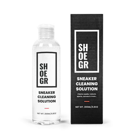 SHOEGR Shoe Cleaning Solution | Essential White Shoe Cleaner for Sneakers, Knit, Nubuck, S