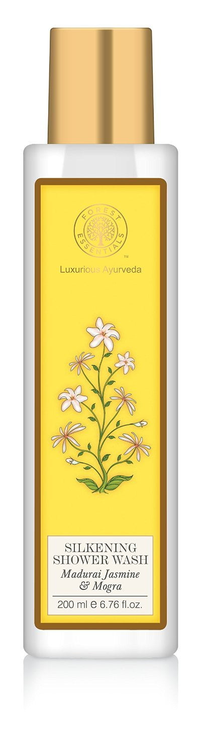 Forest Essentials Madurai Jasmine and Mogra Silkening Shower Wash, 200ml