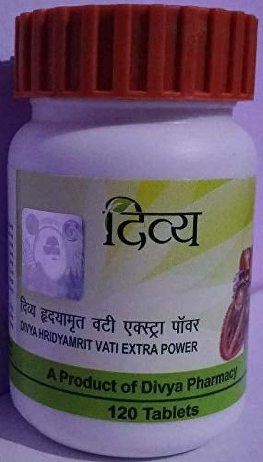 Yash & Co Divya Hridyamrit Vati Extra Power - 120 Tablets