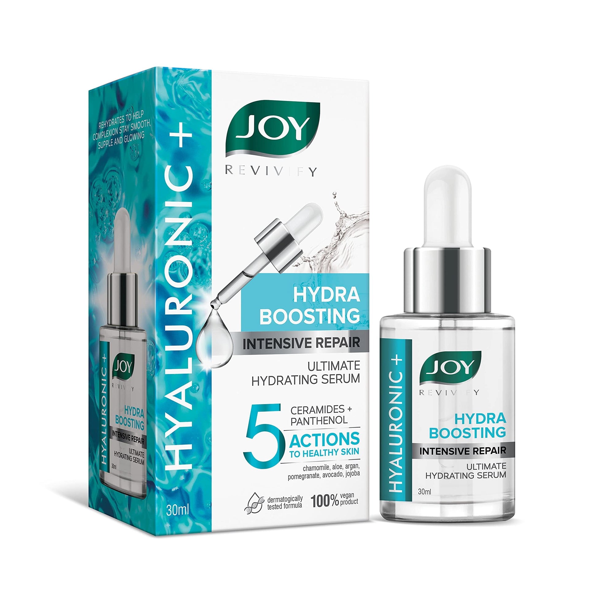 Joy Hydra Boosting Hyaluronic Acid FaceSerum for Intensive Repair Revitalizes Renews Rejuv