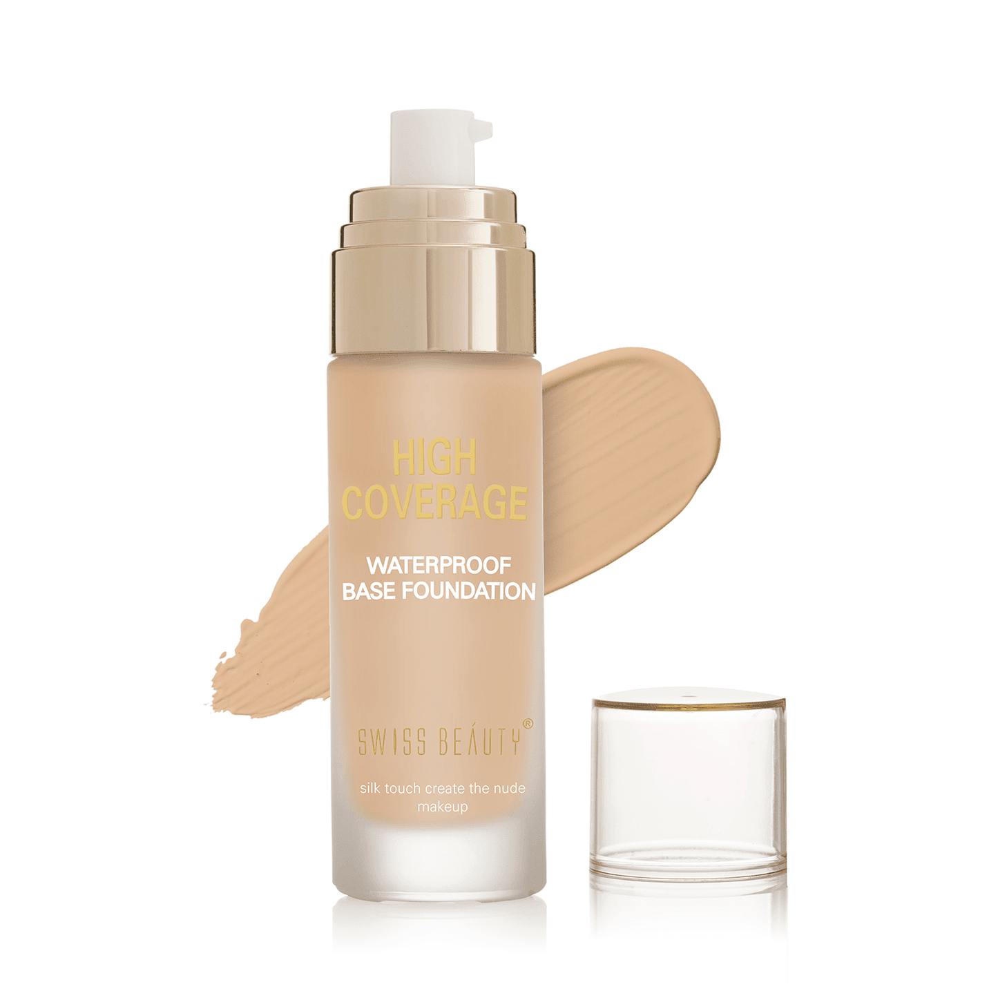 SWISS BEAUTY High Performance Foundation | Water-Resistant | Medium to Buildable Coverage