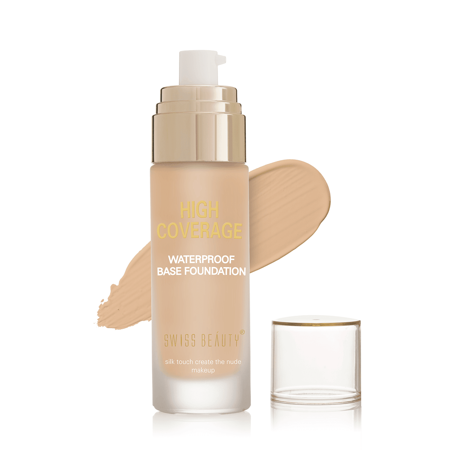 SWISS BEAUTY High Performance Foundation | Water-Resistant | Medium to Buildable Coverage