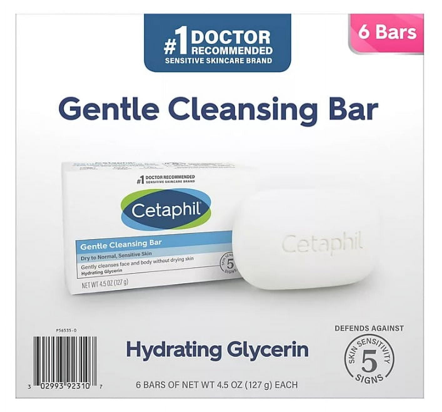 Cetaphil Gentle Cleansing Bar (4.5 oz., 6 pk.)