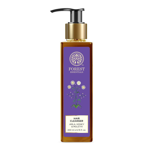 Forest Essentials Hair Cleanser Amla, Honey & Mulethi | Ayurvedic Shampoo For Dull & Dry H