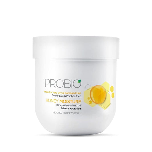 Godrej Professional Probio Honey Moisture HairMask (200G) For Dry & Damaged Hair No Sulpha