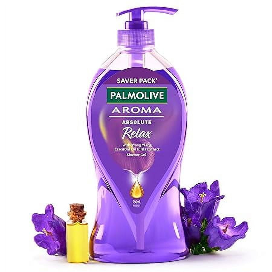 Palmolive Aroma Absolute Relax BodyWash for Women & Men Shower Gel Single Pump Bottle, 100