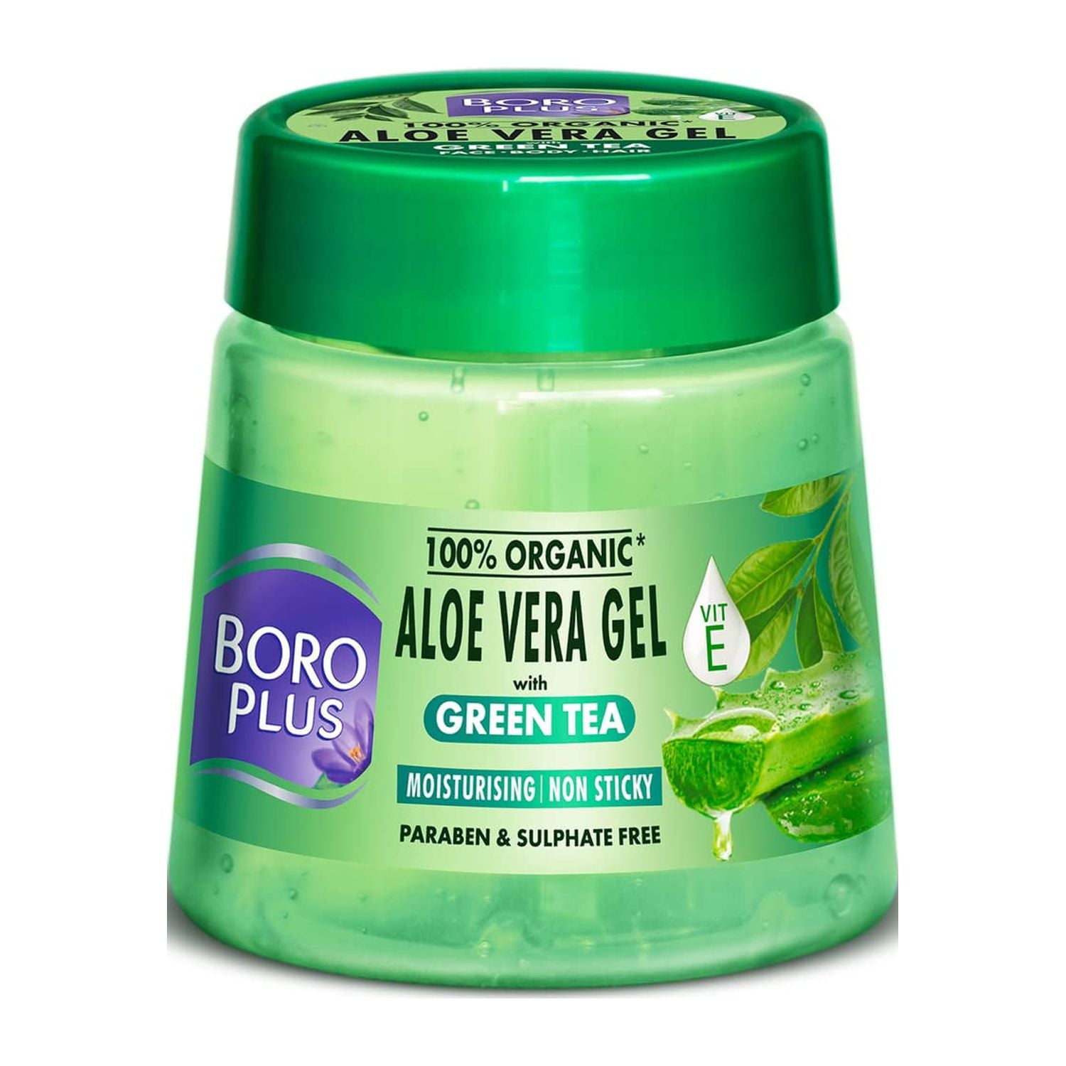 Boroplus Aloe Vera Gel With Green Tea, 200 Ml