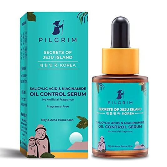Pilgrim 2% Salicylic Acid + 3% Niacinamide Oil Control Serum For Oily & Acne-Prone Skin Fo