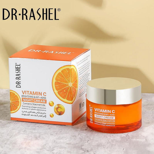 Dr.Rashel Vitamin C Brightening & Anti-Aging NightCream All Skin Types | Soft and Healthy