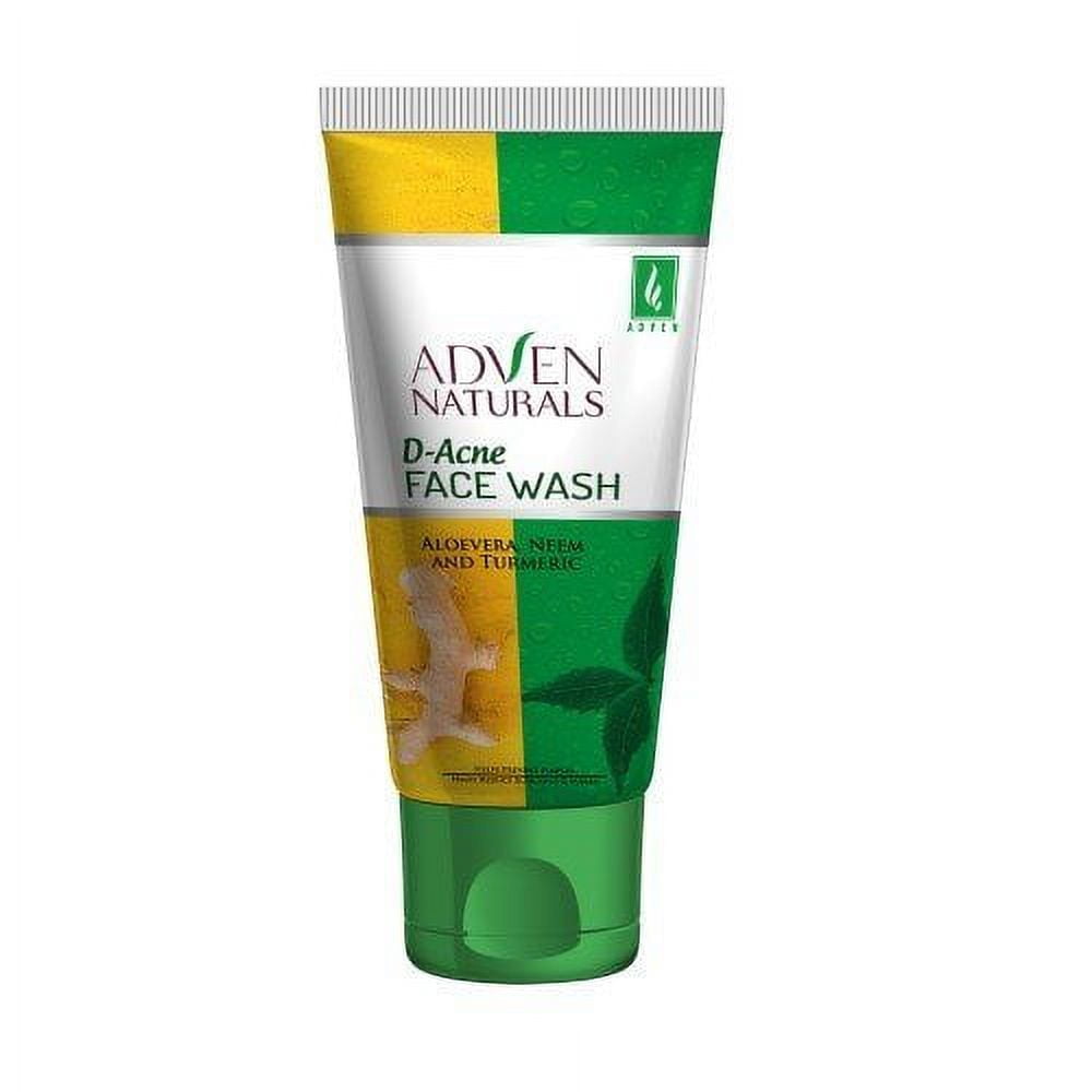 Adven Naturals D-Acne with Aloevera, Neem & Turmeric FaceWash(200 g)