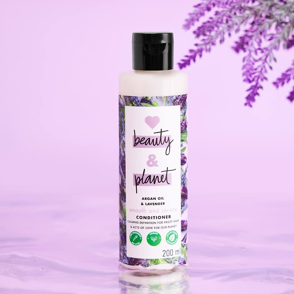 Love Beauty & Planet Argan Oil and Lavender Paraben Free Smooth and Serene Conditioner||No
