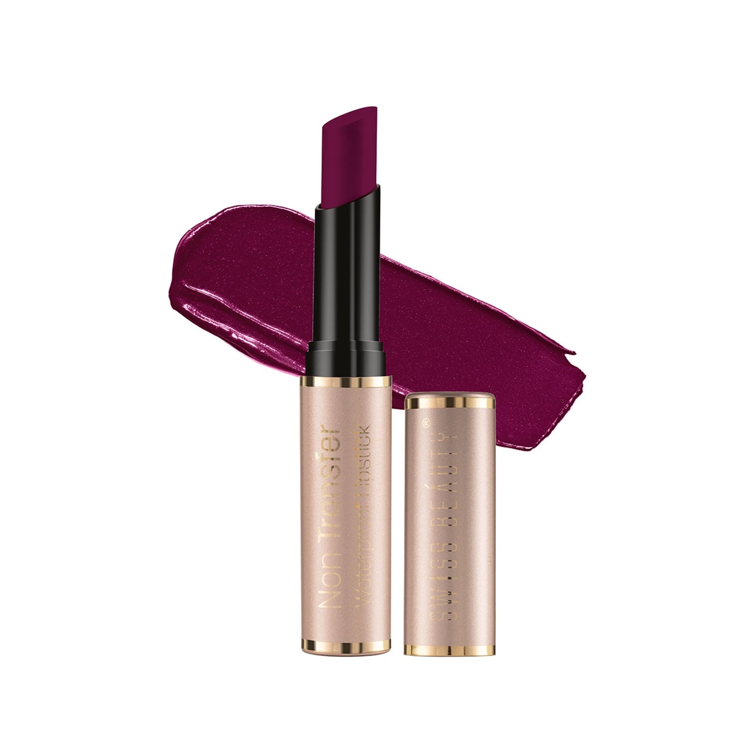 Swiss Beauty Non Transfer Waterproof Lipstick - 422 Burgundy