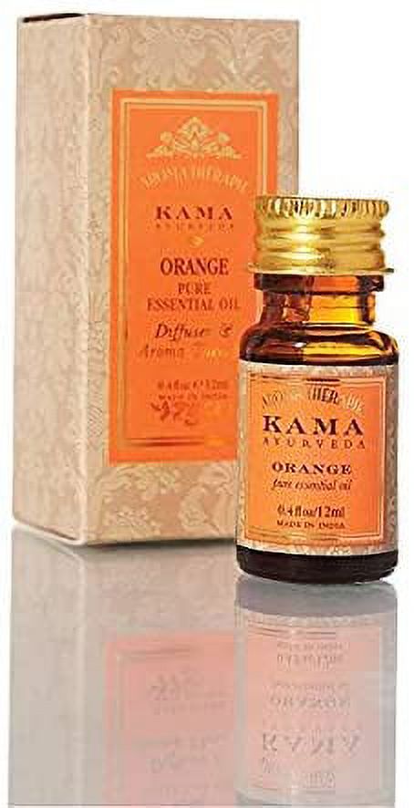 Kama Ayurveda Orange Pure Essential Oil, 0.40 Fl Oz