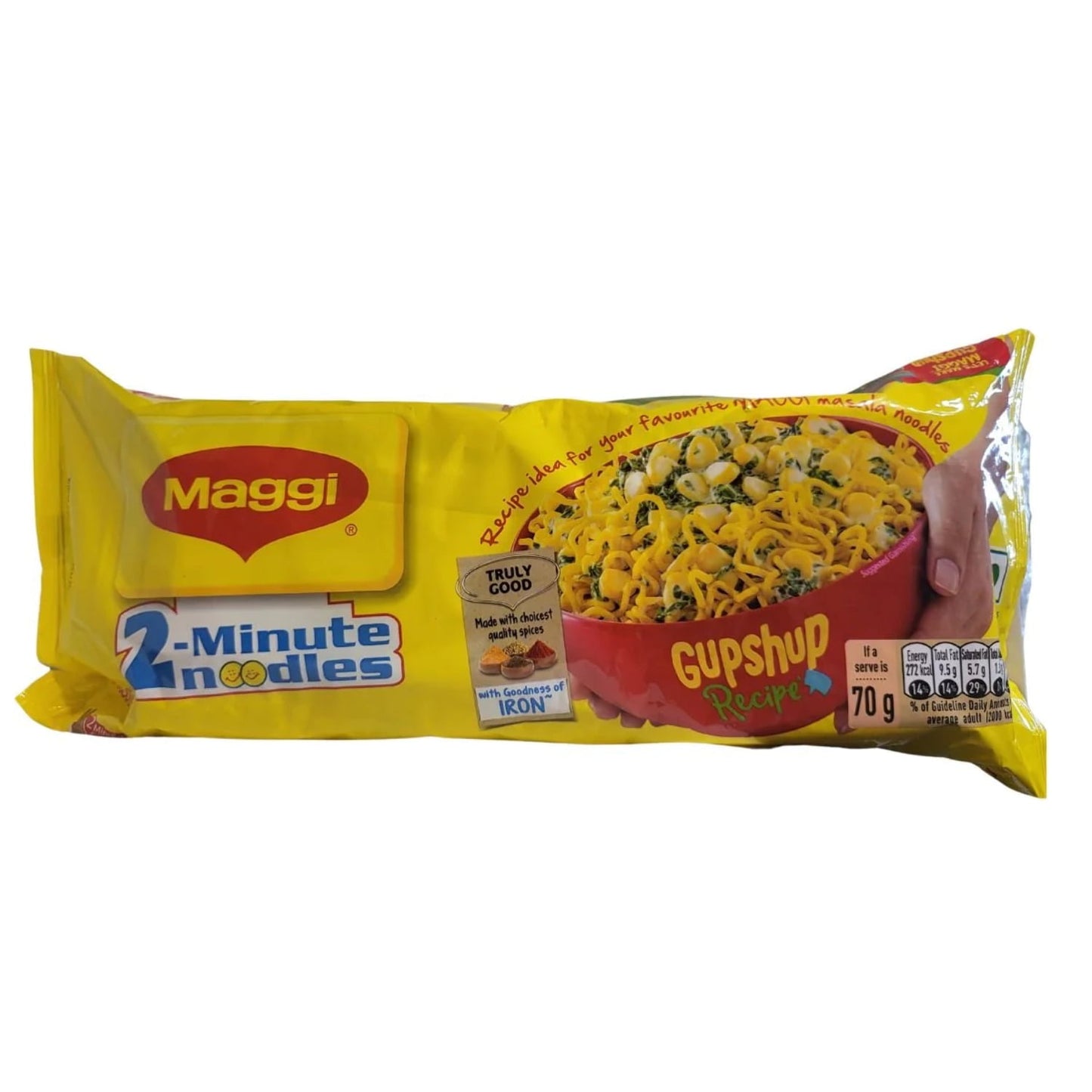 Maggi Noodles 2 Minute Noodles Masala Noodles 420g (Pack of 2)