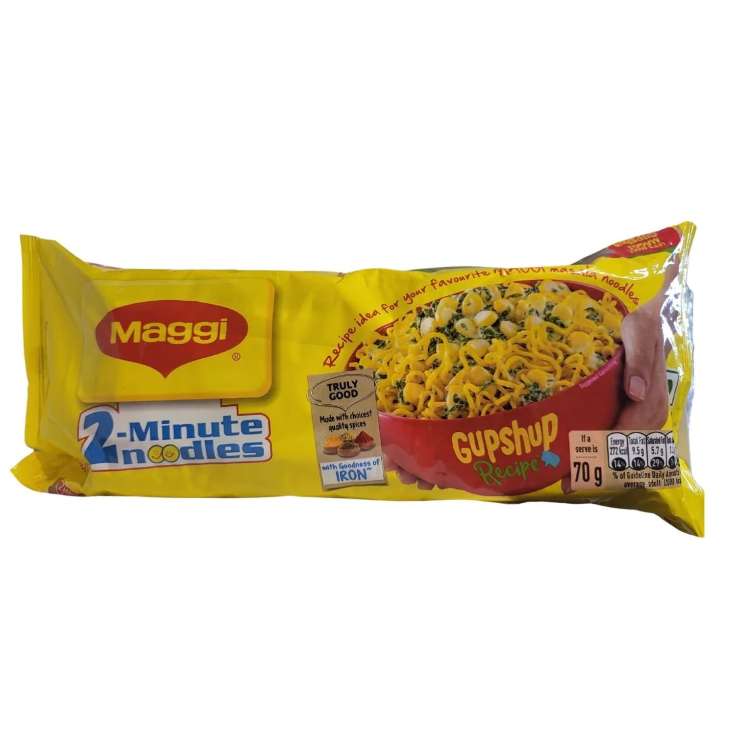 Maggi Noodles 2 Minute Noodles Masala Noodles 420g (Pack of 2)