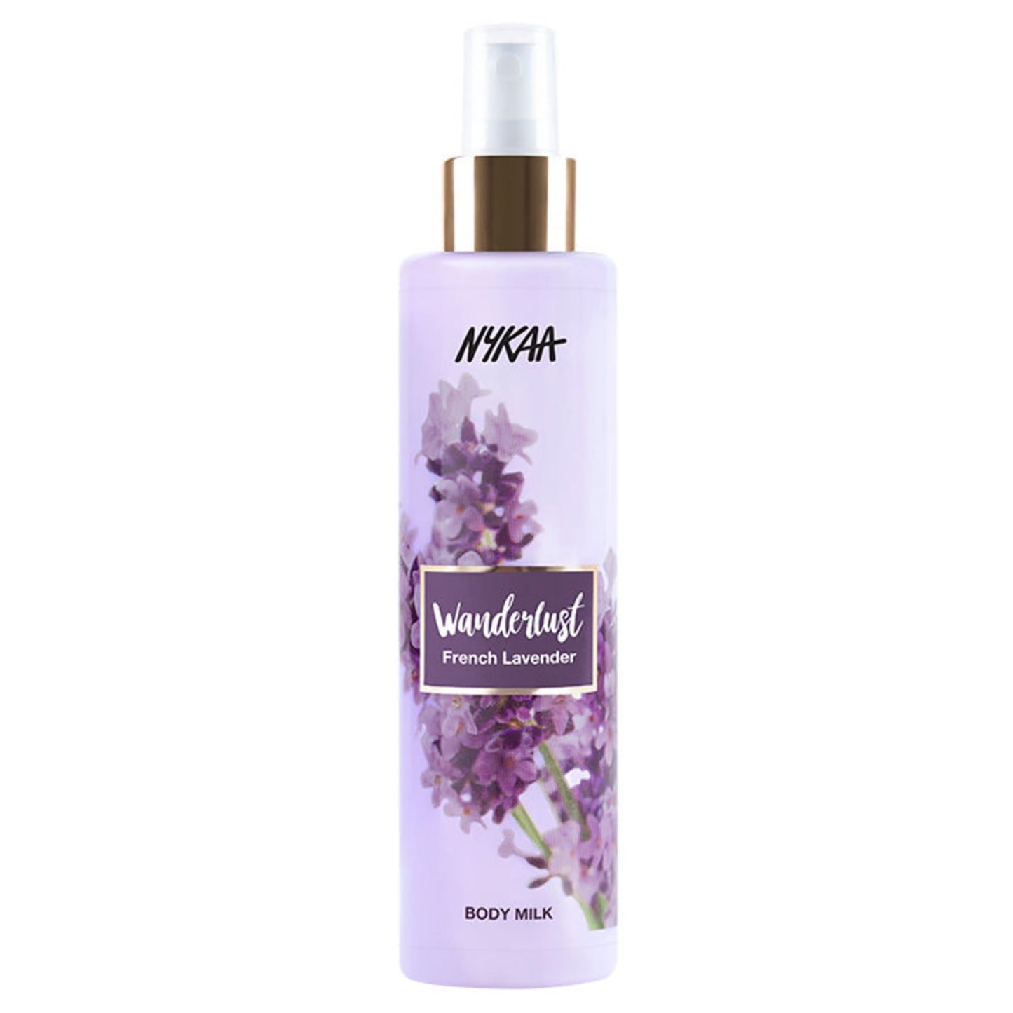 Nykaa Naturals Nykaa Wanderlust Body Milk, French Lavender, 6.08 oz