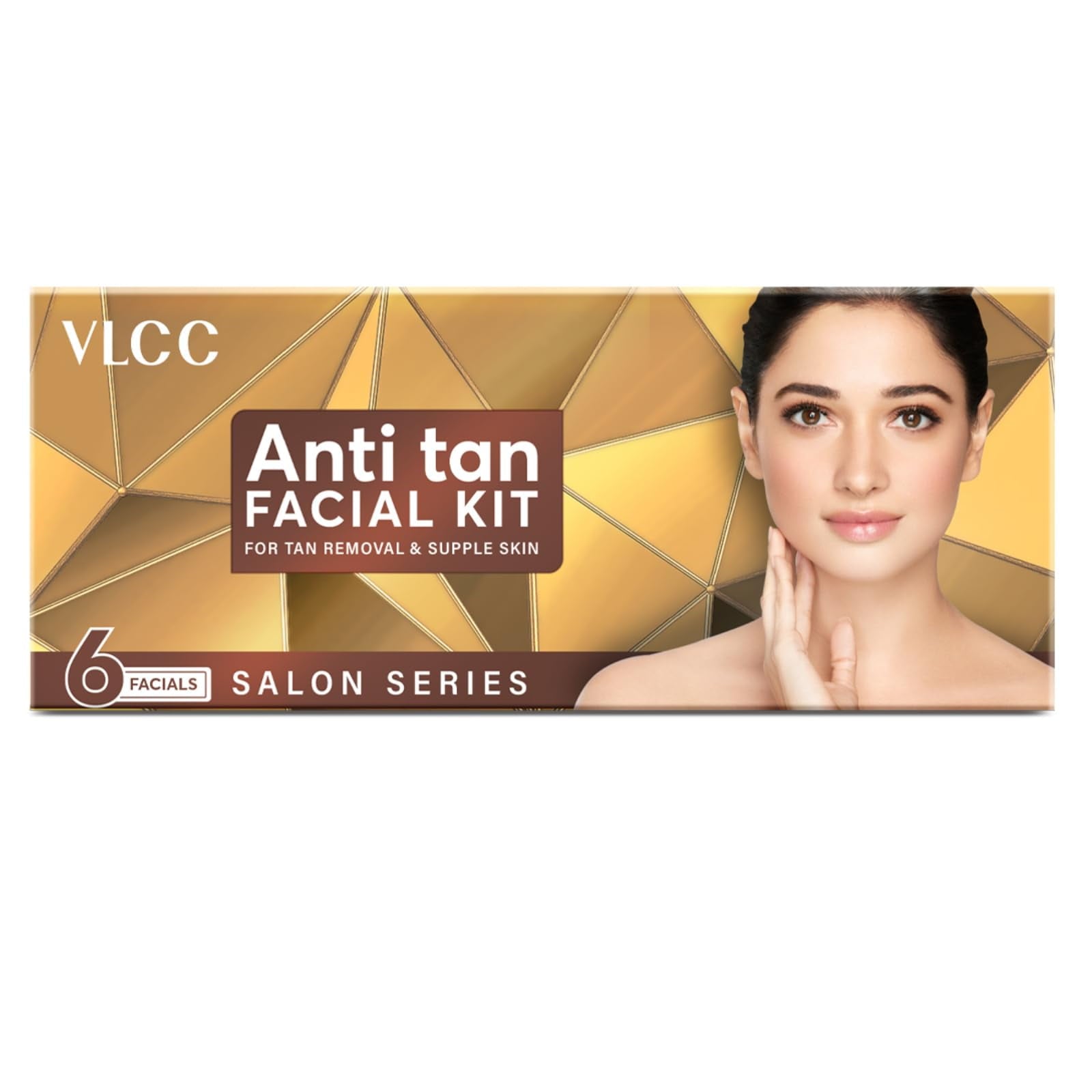 Vlcc Salon Series Anti Tan Facial Kit ( 6 Facials ) - 300G - At Home Anti-Tan Facial Kit |