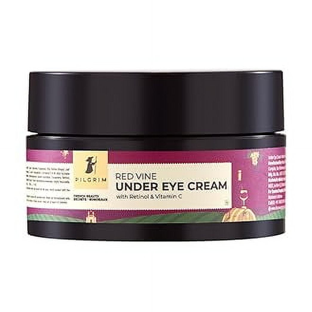 Pilgrim Red Vine, Retinol & Vitamin C Under Eye Cream For Dark Circles For Women & Men| Da