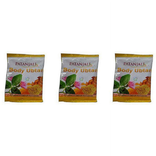Pack Of 3 - Patanjali Body Ubtan - 100 Gm (3.5 Oz)