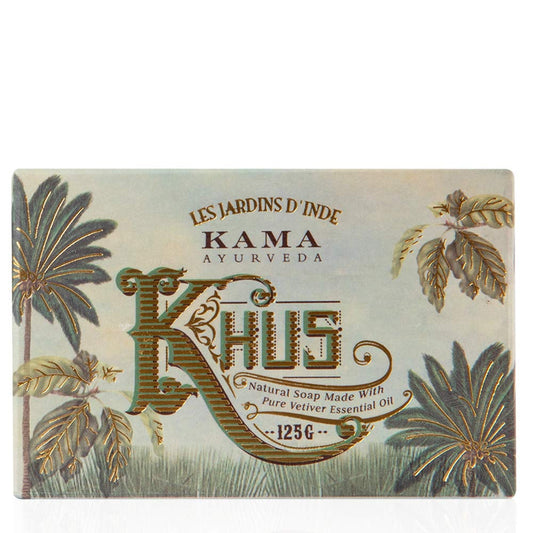 Kama Ayurveda Organic Khus Soap 100% Organic and Cold Pressed, 125g