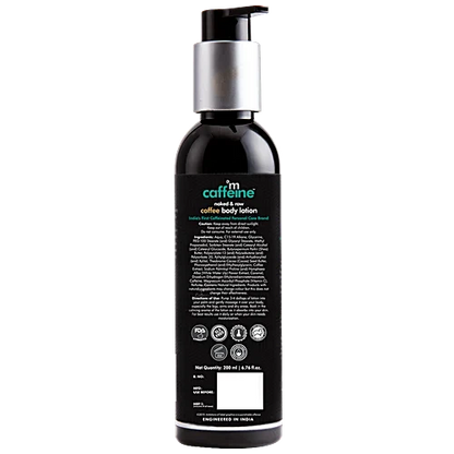 mCaffeine Coffee Body Lotion: White Water Lily & Shea Butter, 200 ml