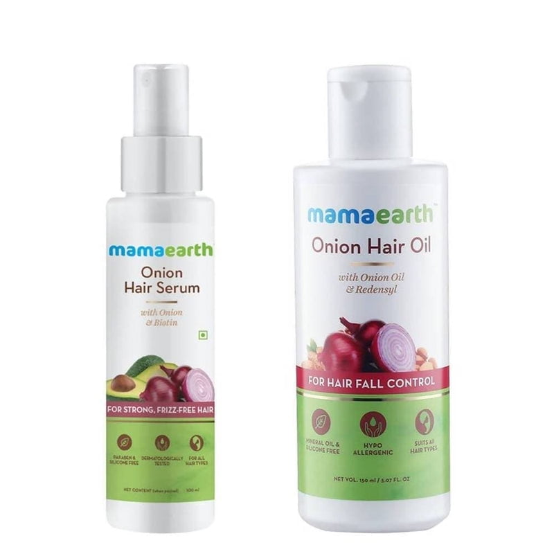 Mamaearth Onion Hair Serum & Onion HairOil