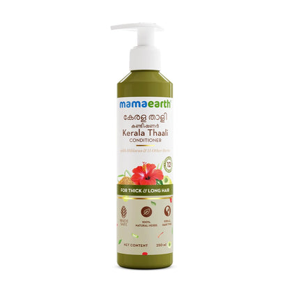 Mamaearth Kerala Thaali Conditioner: Hibiscus, Amla, Reetha & Methi Dana, 250 ml