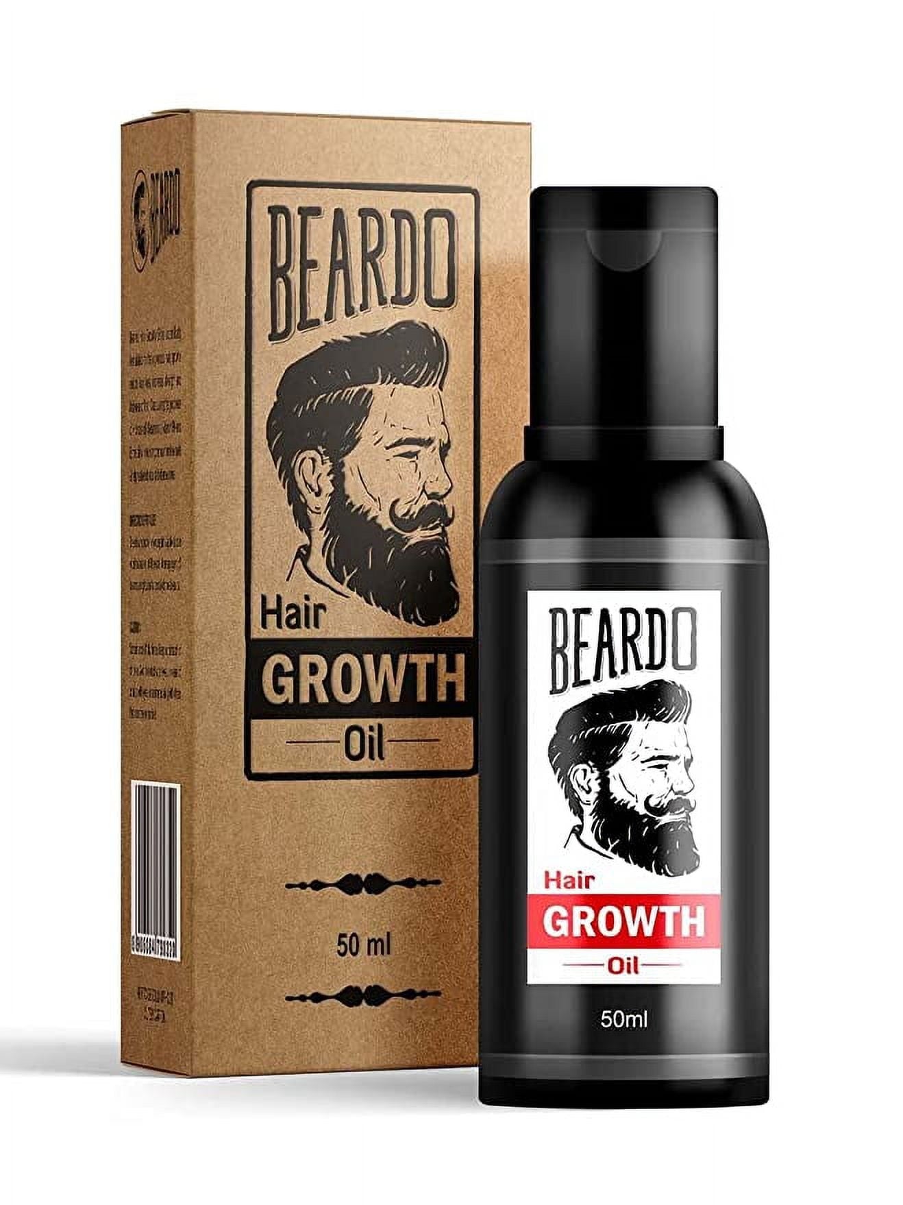 Beardo Beard & Hair Growth Oil for thicker, longer beard | For patchy, uneven beard | Bear