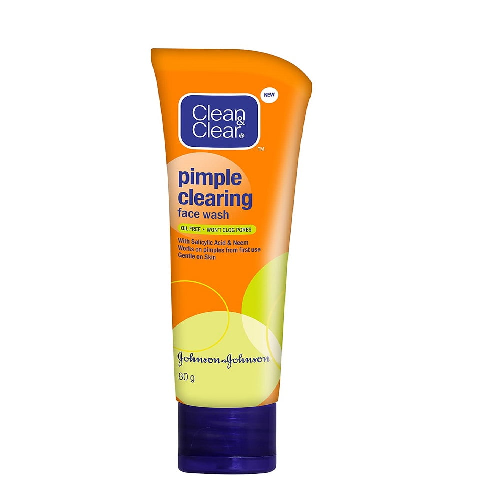Clean & Clear Pimple Clearing FaceWash, 80g