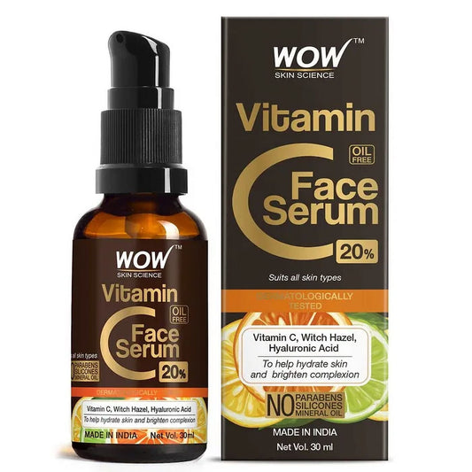 Wow Skin Science Vitamin C Serum for Face, 30ml (Pack of 2)