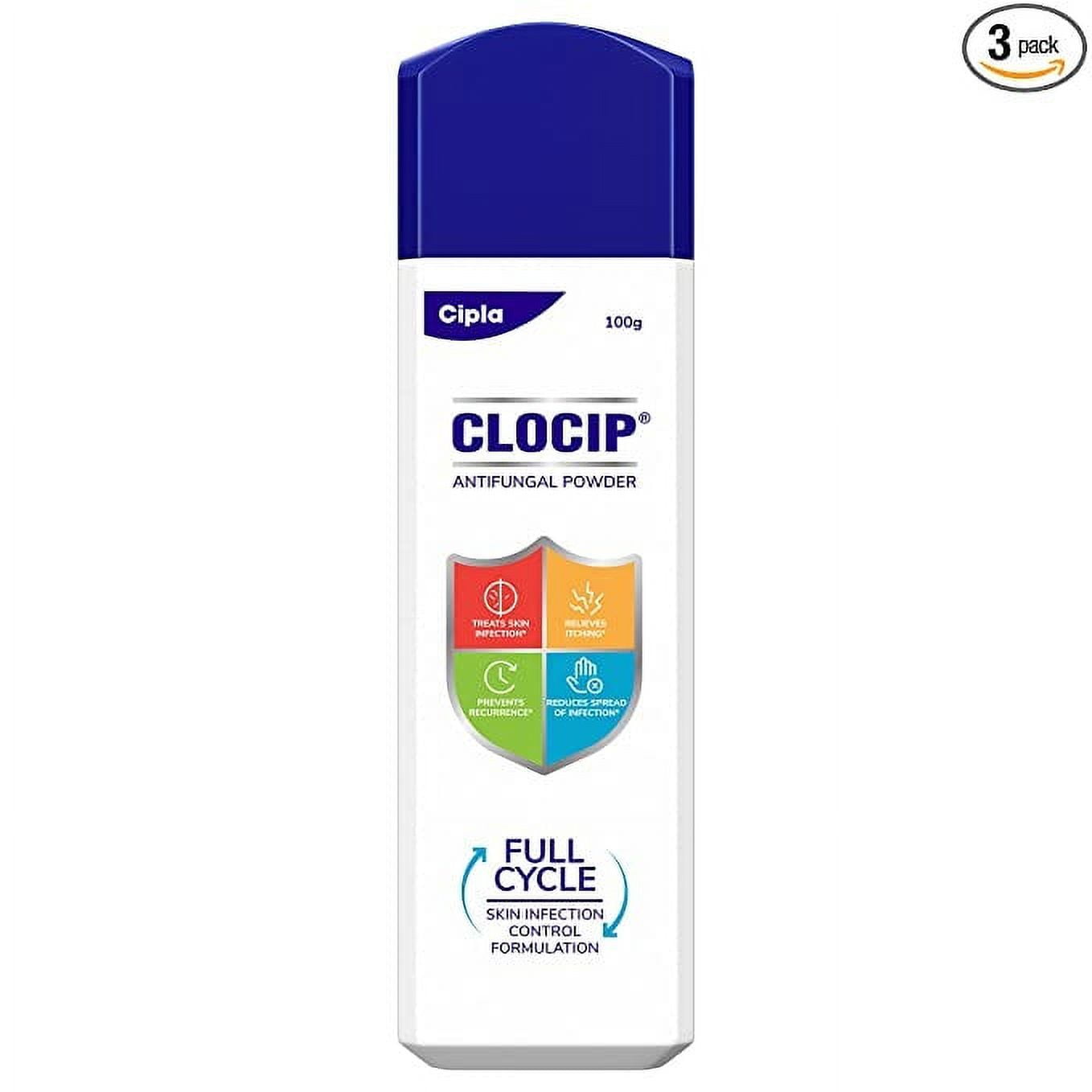 2X Cipla Clocip Antifungal Powder, 100gm