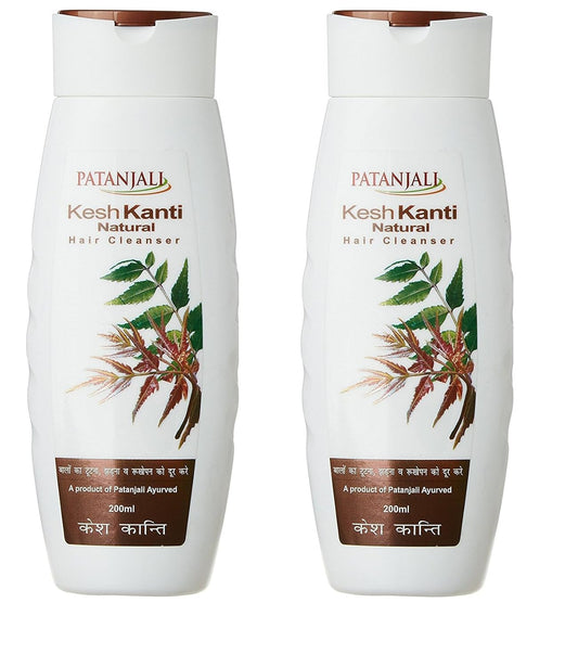 Pack of 2 - Patanjali Kesh Kanti Natural Hair Cleanser - 200Ml