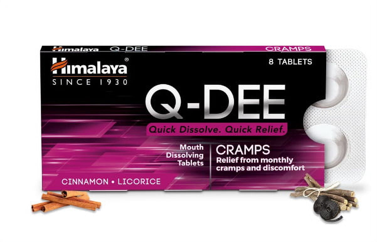 Himalaya Q-DEE (20N X 8) Tablets Relief from monthly cramps and discomfort